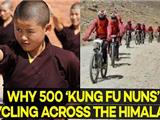 500 Sư Cô Kungfu Đạp Xe Phản Đối Nạn Buôn Người